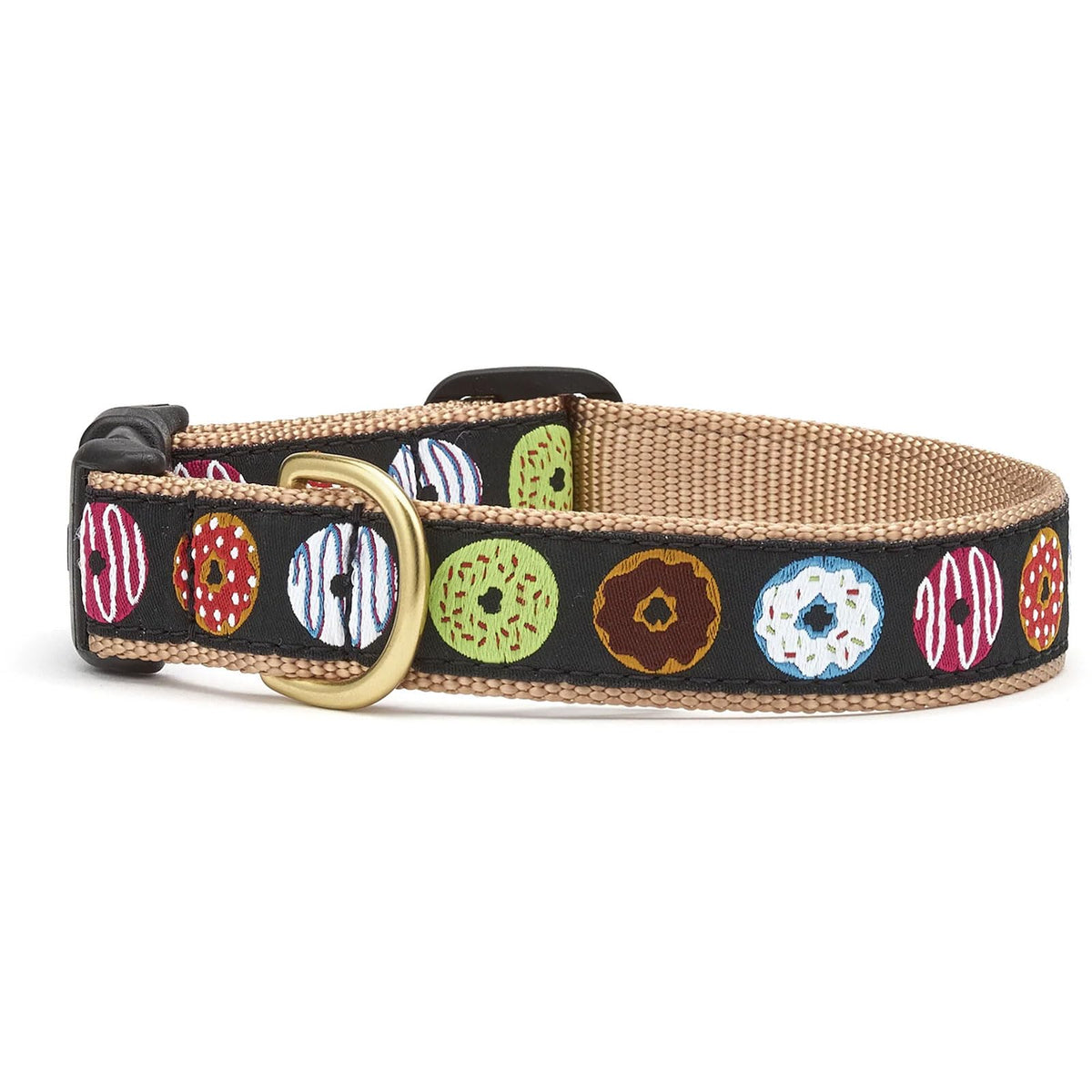 Up Country Animal Collar, 1" Width Large (15"-21"), Colourful