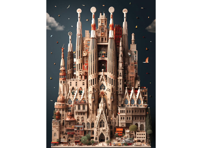Anatolian Puzzle - La Sagrada Familia, 1000 Piece Puzzle, 1163