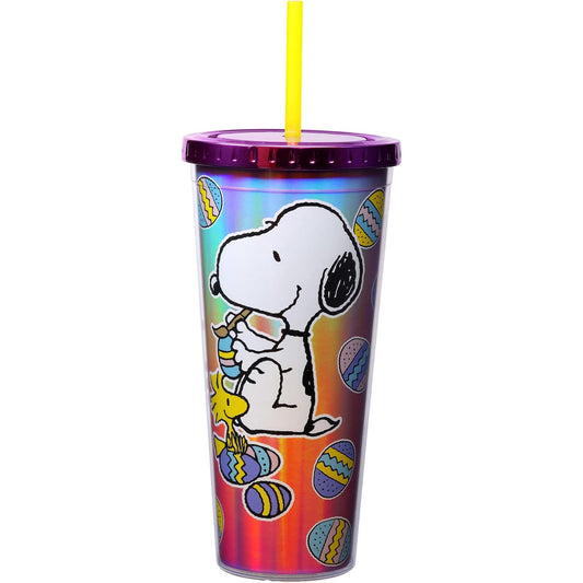 Spoontiques Drinking Cup, 20 oz, Snoopy Easter