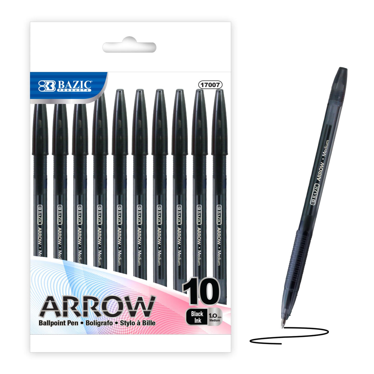 BAZIC PRODUCTS Writing Instrument, 1-Pack, Black