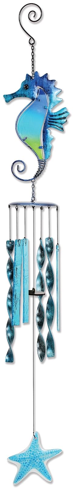 Sunset Vista Design Studios Beach Collection Wind Chime, Sea Horse