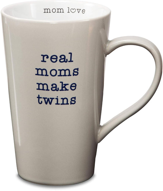 Pavilion Gift Company 14015 Stoneware Mug Real Moms Make Twins