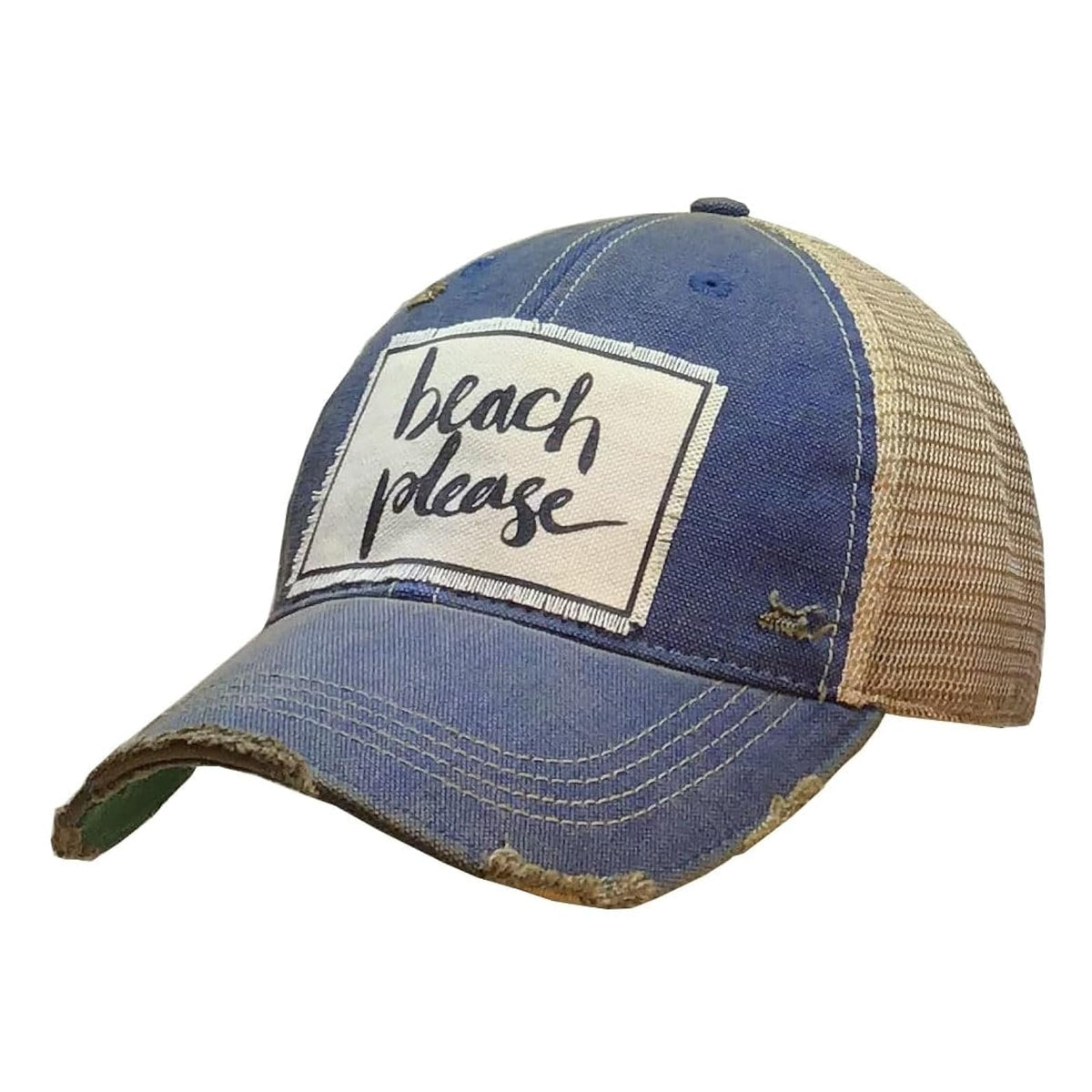 VINTAGE LIFE Hat, Royal Blue, Trucker Hat