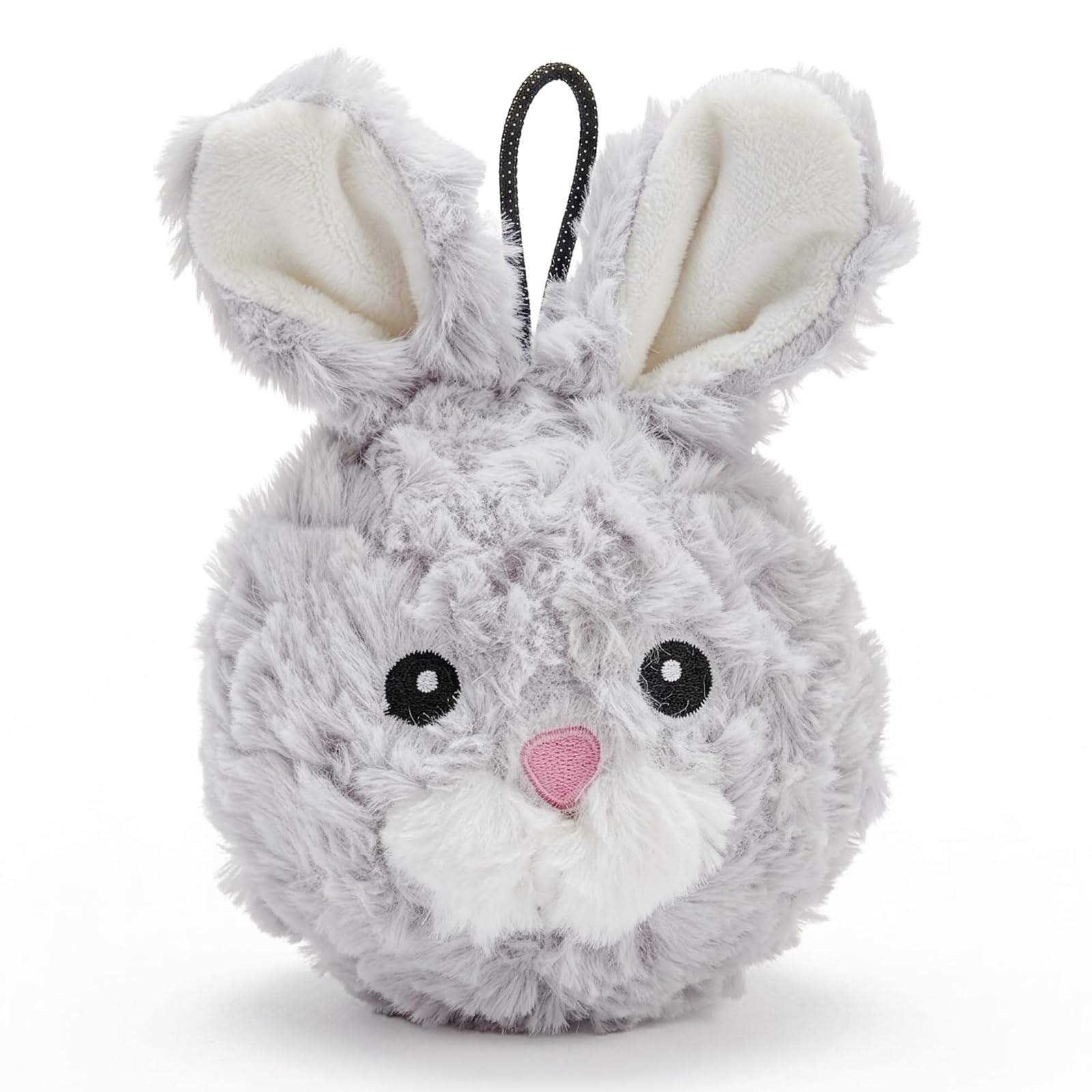 Pet Lou Squeak Toys for Aggressive Chewers Small Medium Breed Chew Toys ,Fetch Ball Indoor Ball Toys,Sqeaky Dog Toys (4" EZ Squeaky Rabbit)