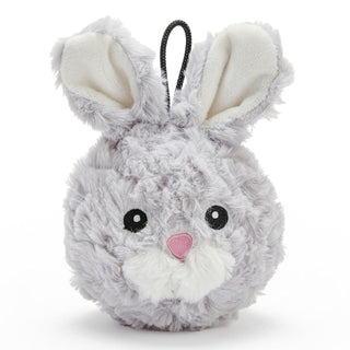 Pet Lou Squeak Toys for Aggressive Chewers Small Medium Breed Chew Toys ,Fetch Ball Indoor Ball Toys,Sqeaky Dog Toys (4" EZ Squeaky Rabbit)