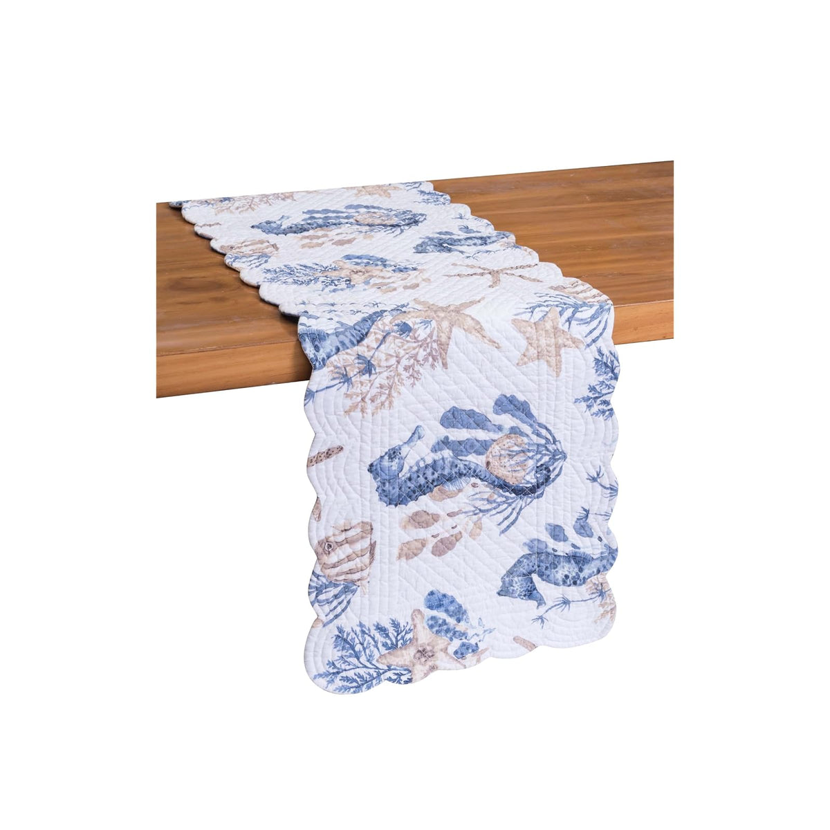 C&F Home Table Runner, 14" x 51", Blue