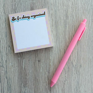 Papersalt So Fcking Organized Sticky Notes, 3-inches Height, 50 Sheets