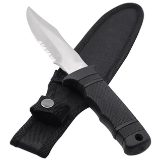 Zenport Seal PUP Knife 14096 5-Inch, Stainless Steel Blade, Nylon Sheath, Natural