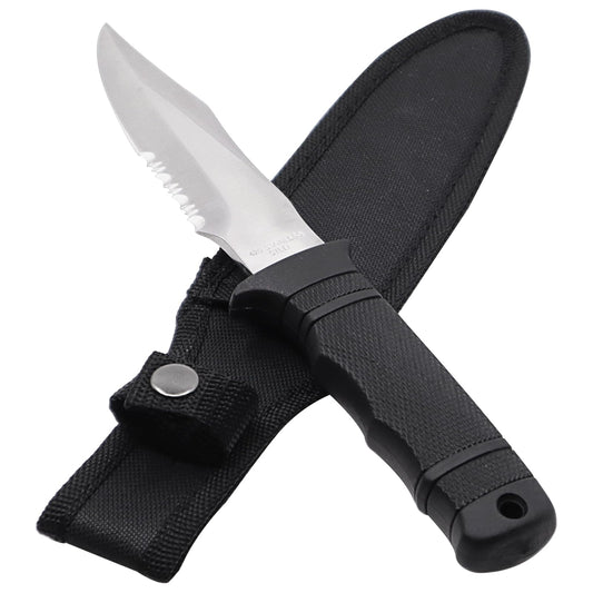 Zenport Seal PUP Knife 14096 5-Inch, Stainless Steel Blade, Nylon Sheath, Natural