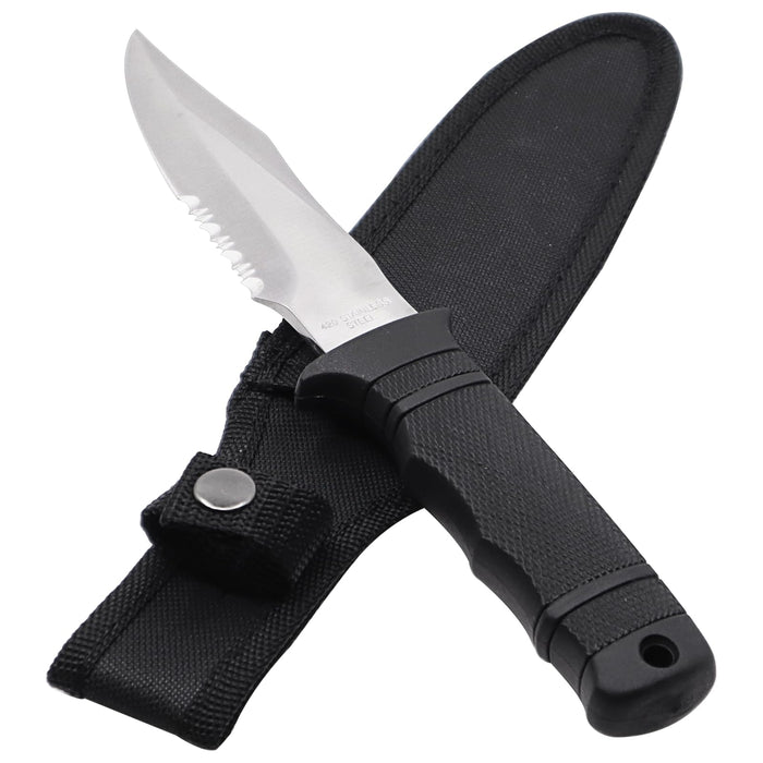 Zenport Seal PUP Knife 14096 5-Inch, Stainless Steel Blade, Nylon Sheath, Natural