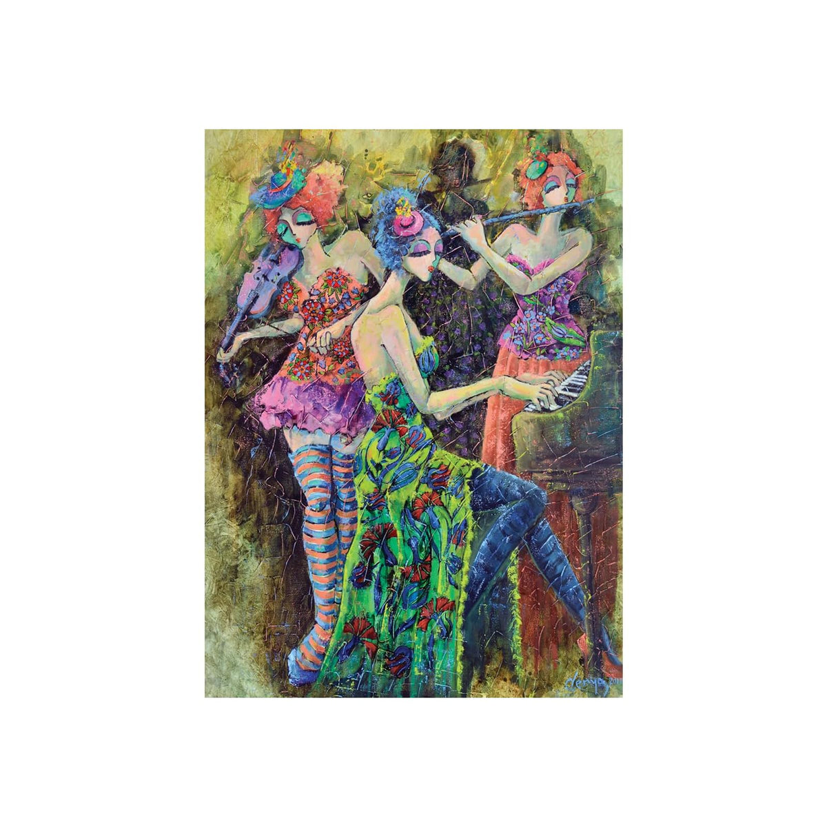Anatolian Puzzles, 26x19 inch, Color Trio