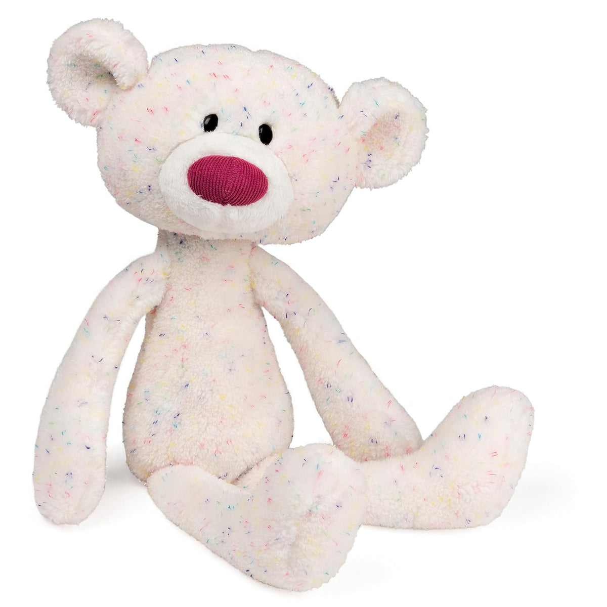 GUND Confetti Toothpick Teddy Bear Textured Plush Stuffed Animal, Rainbow, 15