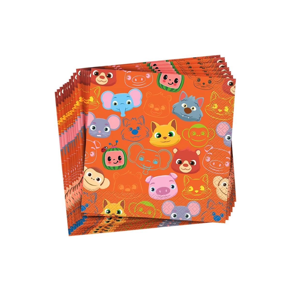 Unique Disposable Napkin, Medium, Multicolor