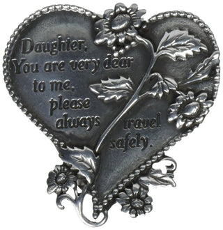 Cathedral Art Heart Visor Clip, Daughter