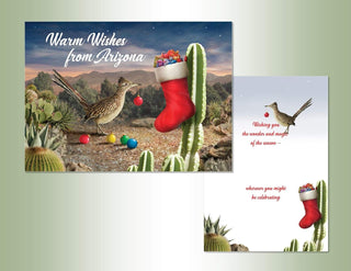 LPG Greetings Performing Arts boxed CHRISTMAS CARD SET Warm Wishes Arizona Set of 18 cards with full color inside designs/18 envelopes (1 design per box) (52772)