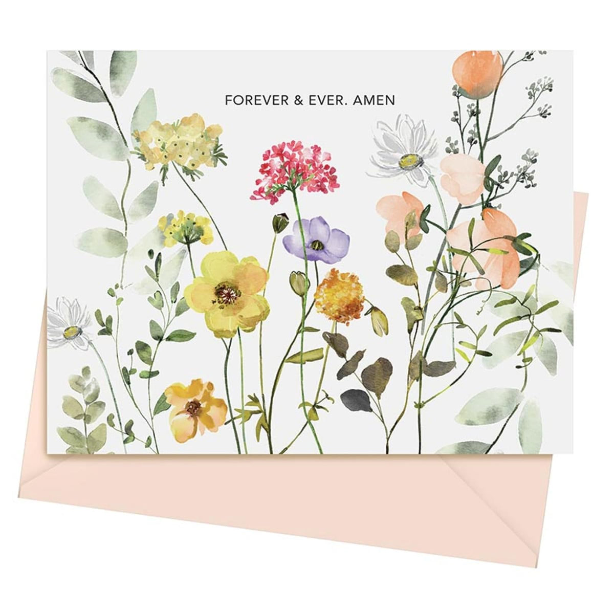 Faithworks Greeting Card, 6" L x 4.75" W x 1.5" D, The Word of Our God