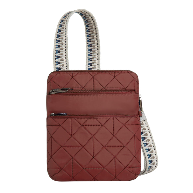 Travelon Anti-Theft Boho Slim Crossbody, Paprika