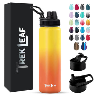 Trek Leaf Bottle, 22 Ounces, Sunrise