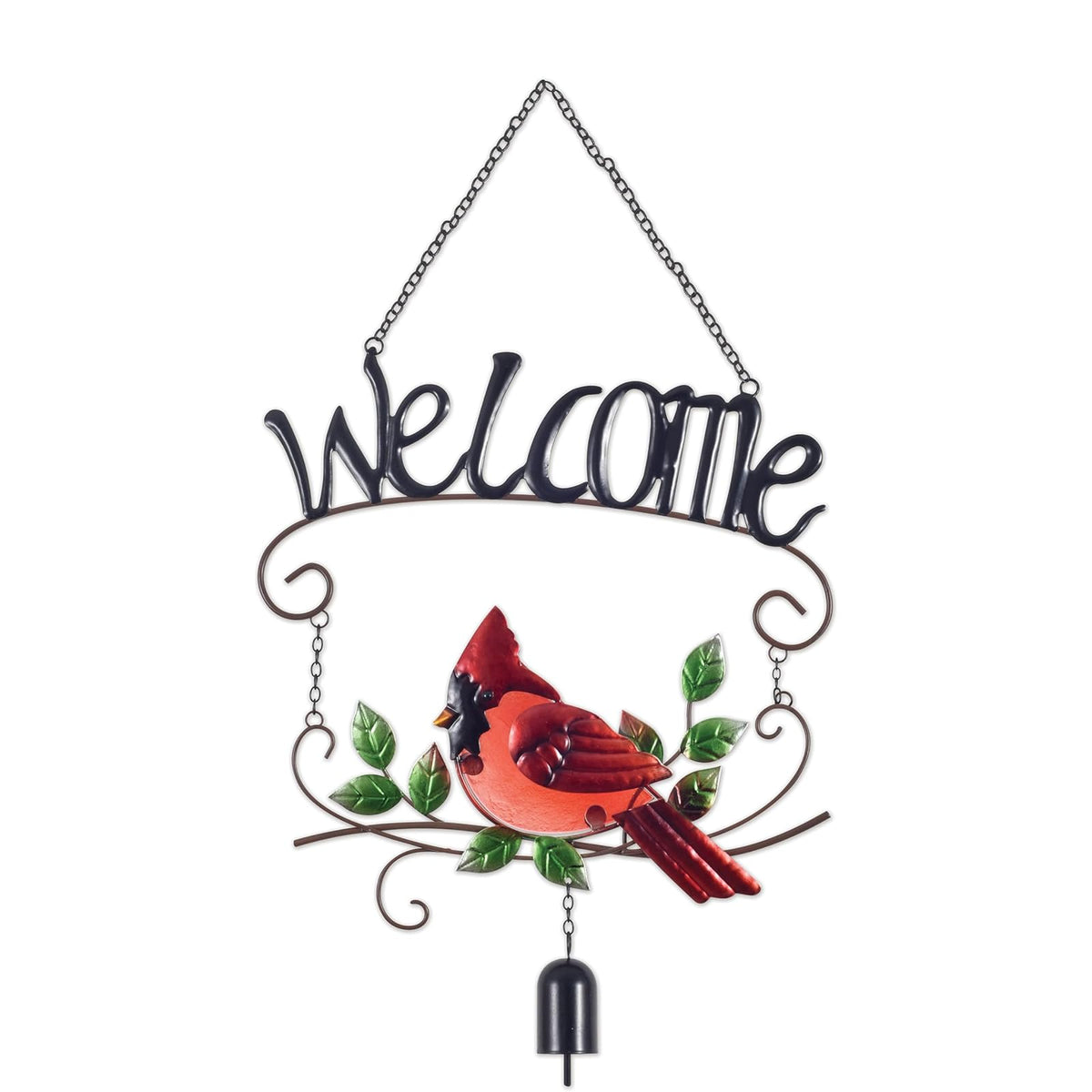Sunset Vista Designs Decorative Signage, 21.75-Inch, Cardinal with Bell