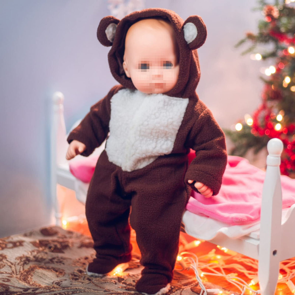THE QUEEN'S TREASURES Doll Clothing, 15", Brown,white