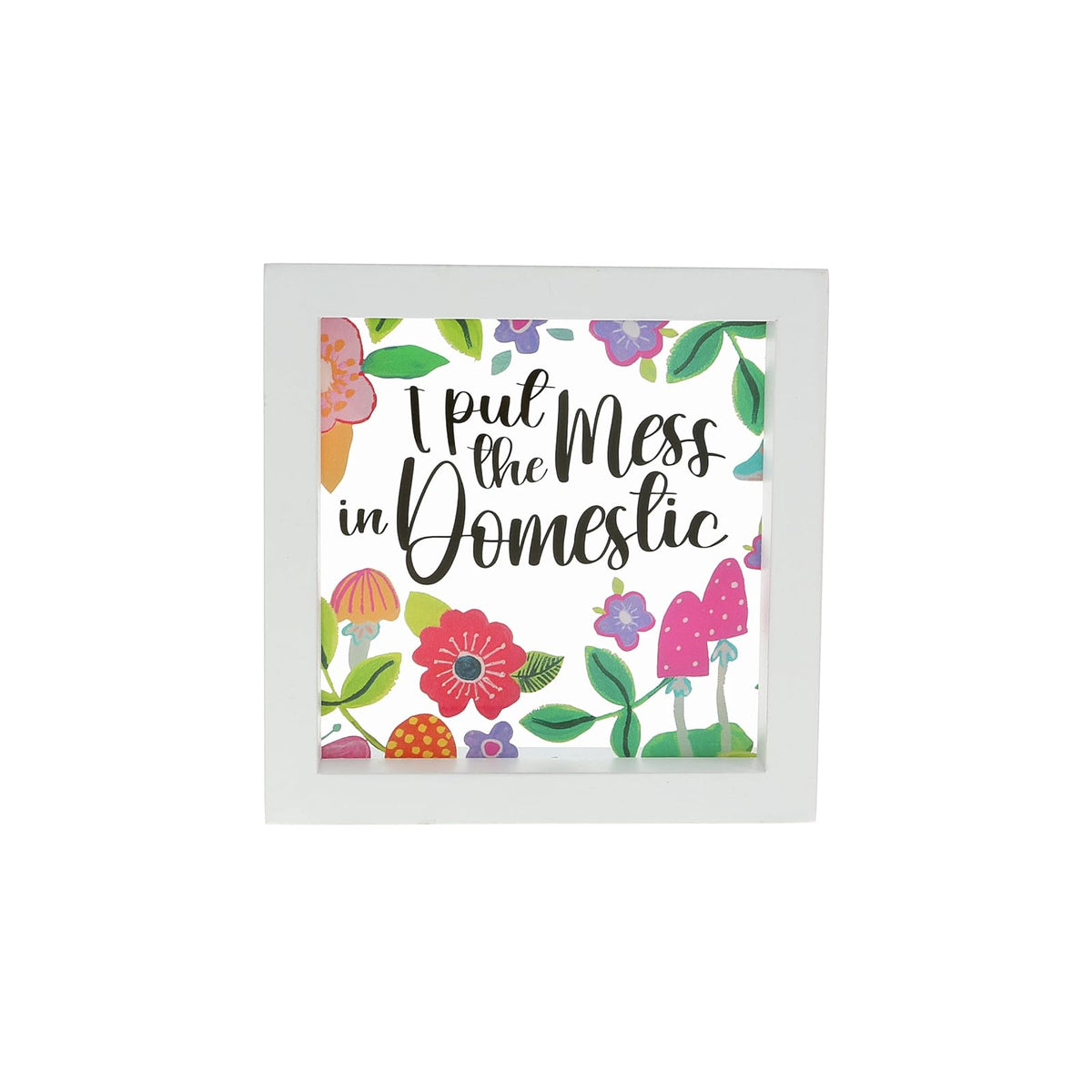 Pavilion Gift Company Wall Art, Pink, Orange, Green, Purple, Yellow & White, Mod