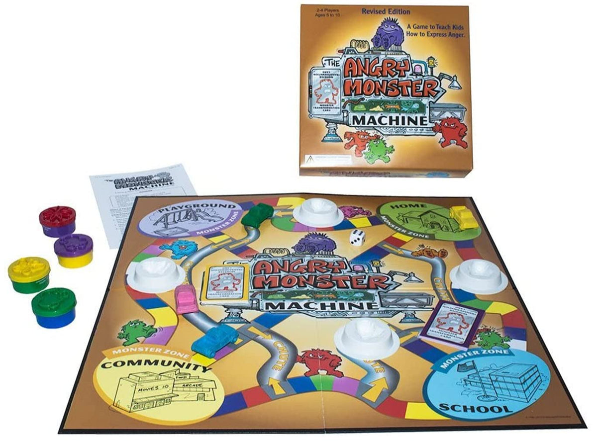 Childswork / Childsplay The Angry Monster Machine Board Game - Ages 5-10, 2-4 Players