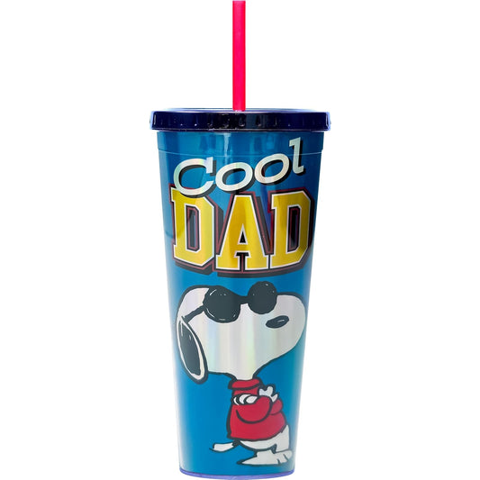 Spoontiques Drinking Cup, 20 Ounces, Snoopy Dad