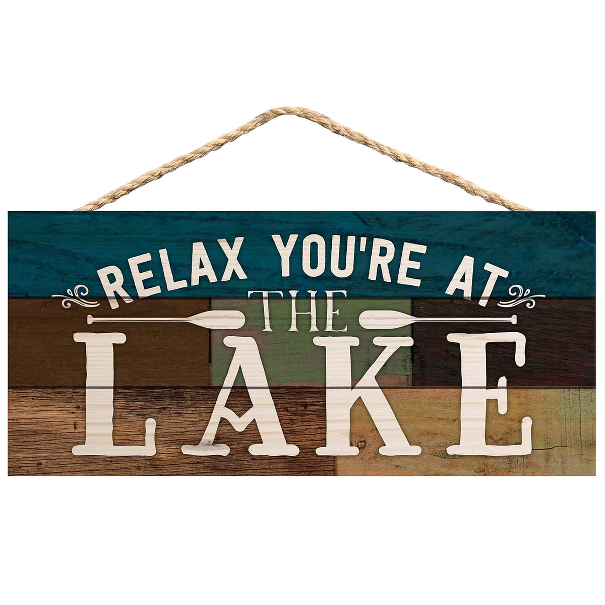 P. Graham Dunn Decorative Signage, 5" x 10", Blue