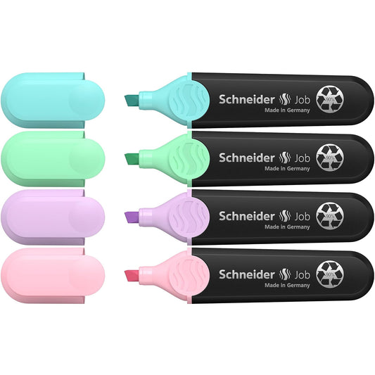 Schneider Marking Pen, 1 Count (Pack of 4), Multi-color Pastel