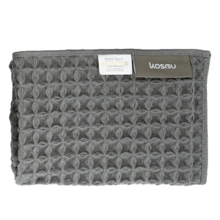 KOSMU Towel, 16" x 16", Smoke Grey