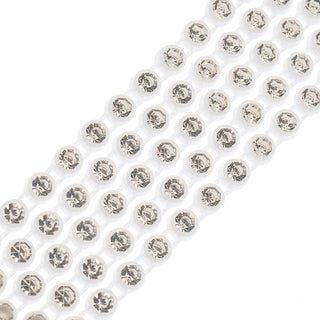 Crystal Lane Diy Craft Bead, ss8, White Casing Crystal