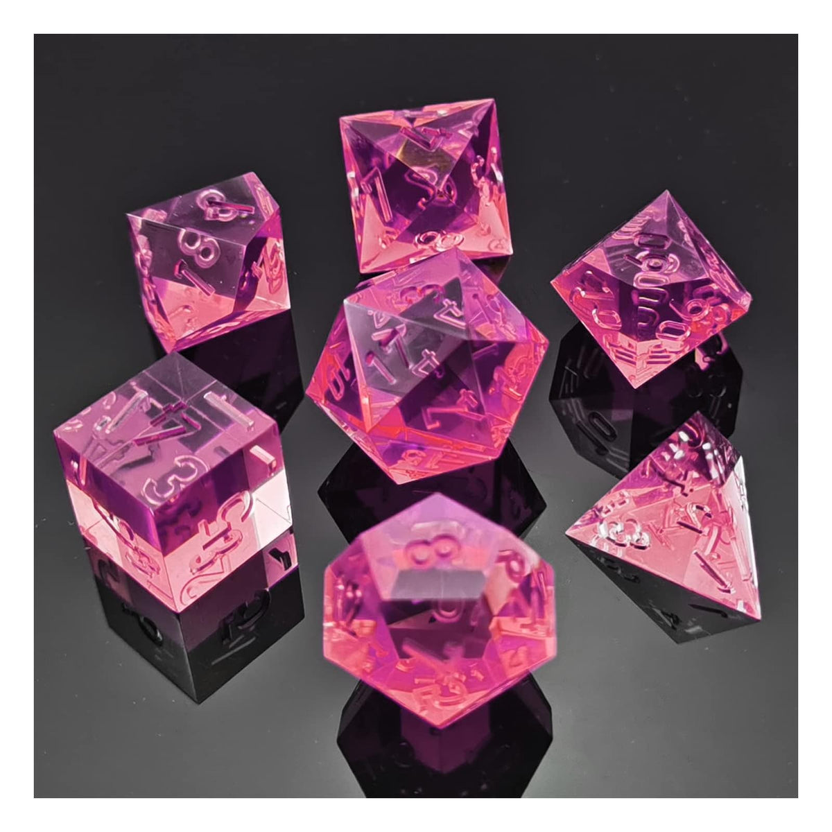 BESCON DICE Game Dice, Standard size, Fuchsia