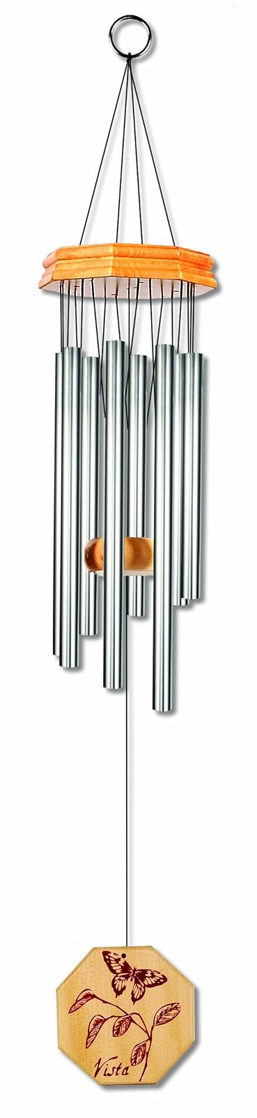 Sunset Vista Vista Wind Chime 26" Silver