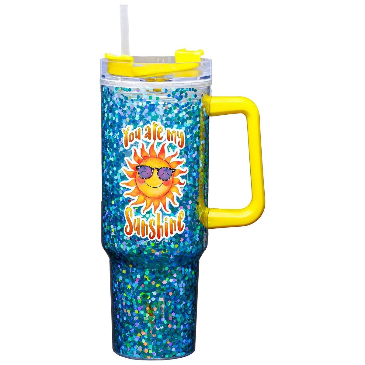 Spoontiques Drinking Cup, 40 Ounces, Sunshine