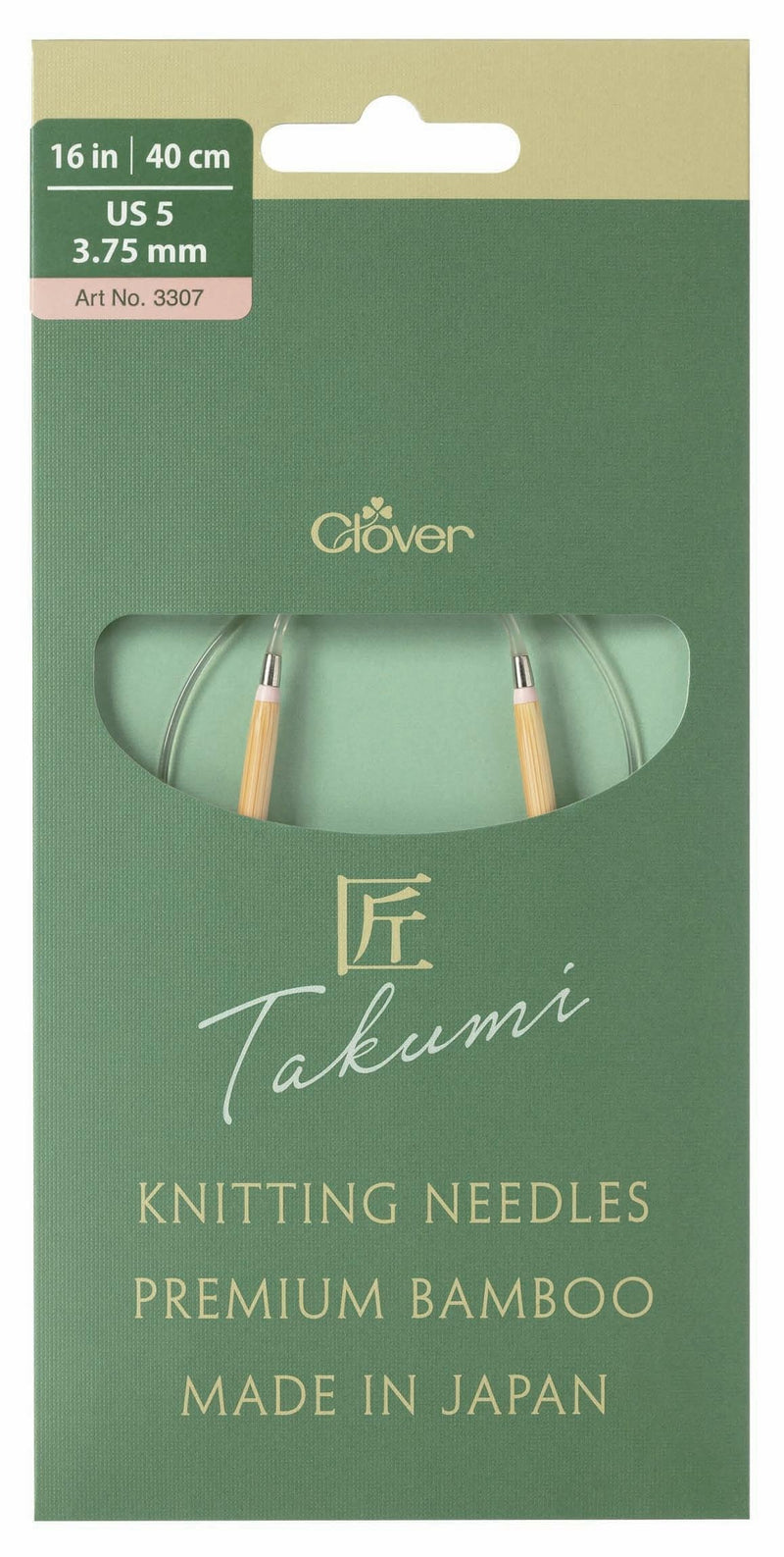 Takumi Pro Circular Knitting Needles 16"-US 5/3.75 mm