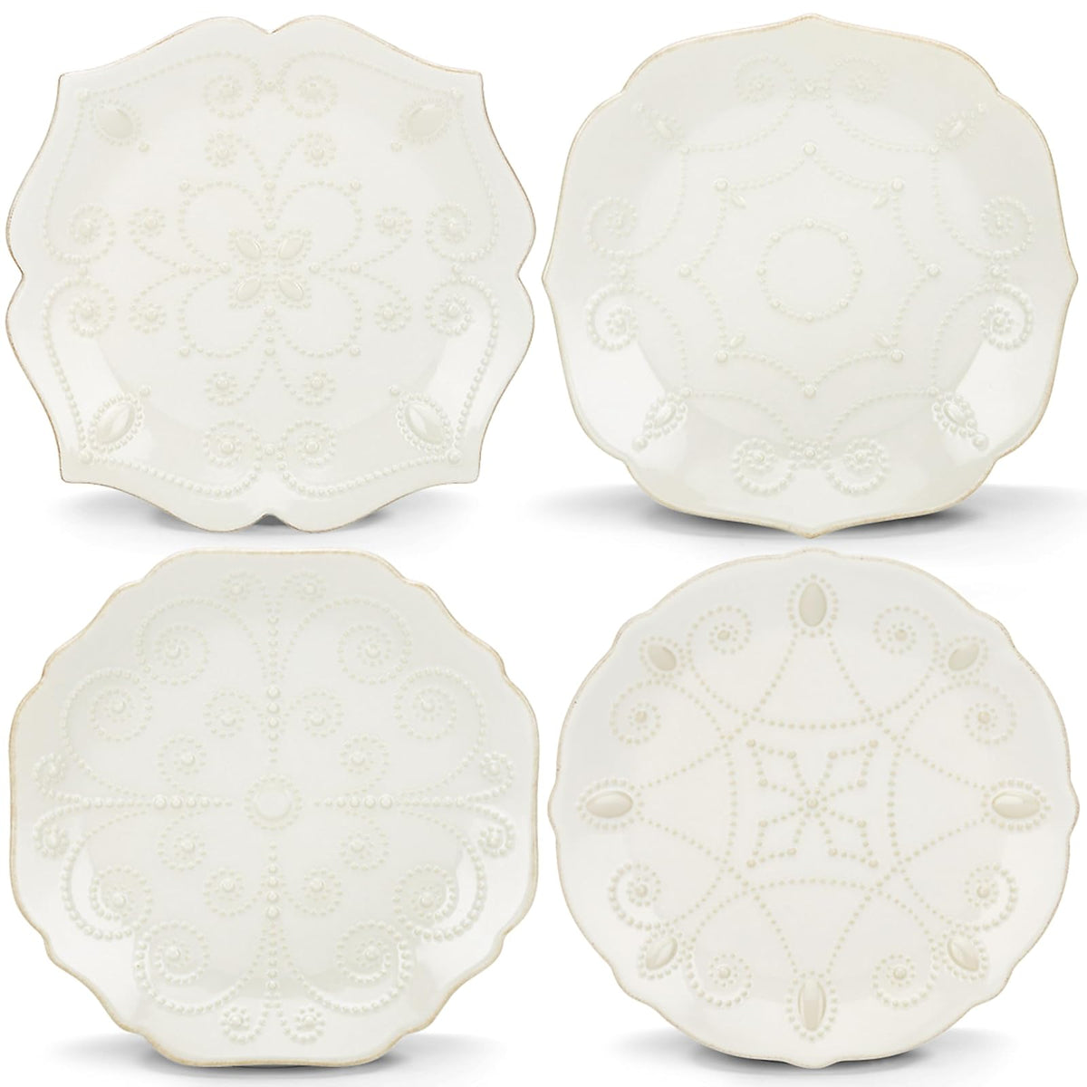 Lenox Dishware Plate, 3.75 LB, White