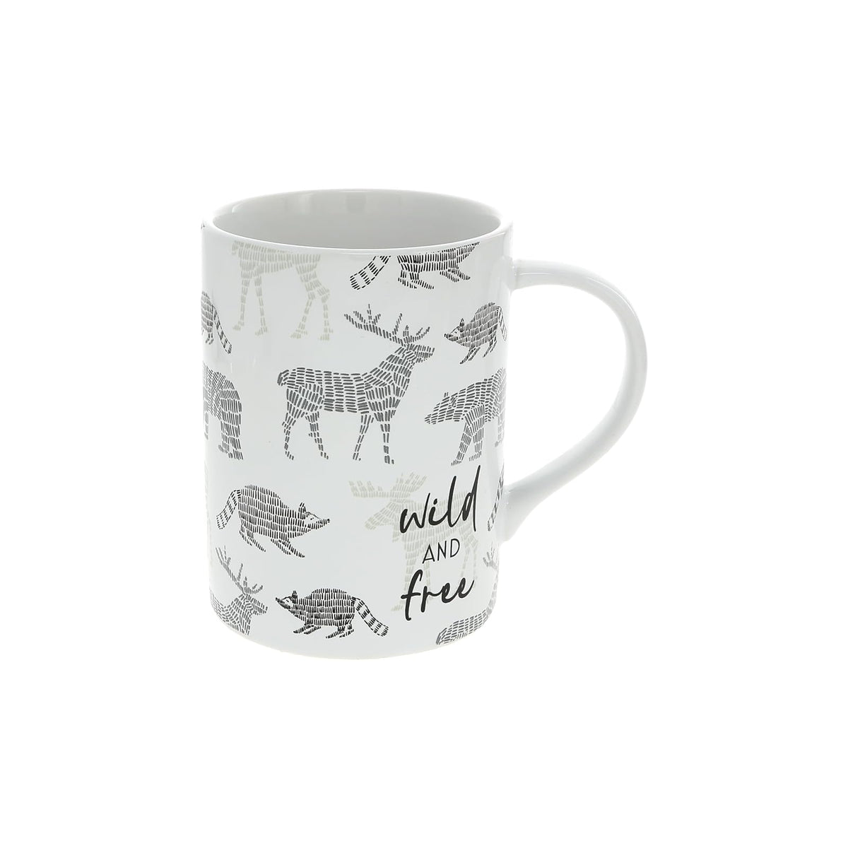 Pavilion Gift Company Drinking Cup, 18 Ounces, White, Gray