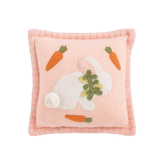 Mud Pie Pillow, 8" x 8", Pink