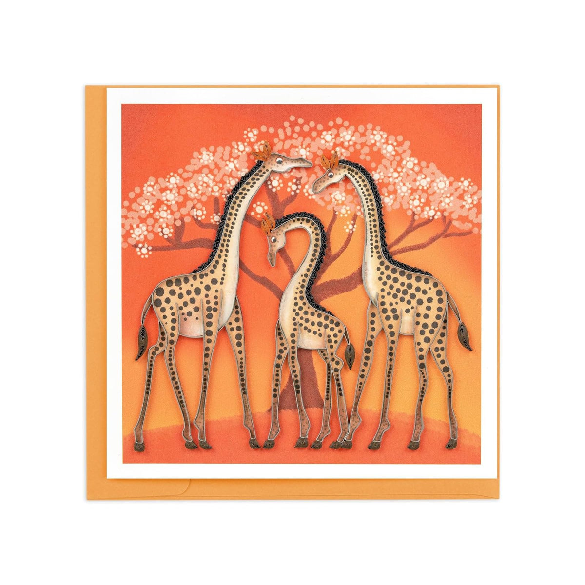 Quilling Card Greeting Card, 6 in. x 6 in., Multicolor