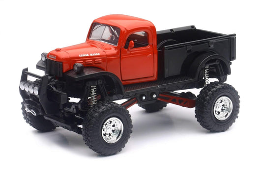 New Ray Toys 54516 Dodge Power Wagon Die Cast with Suspension 1/32¬¨‚àû Red