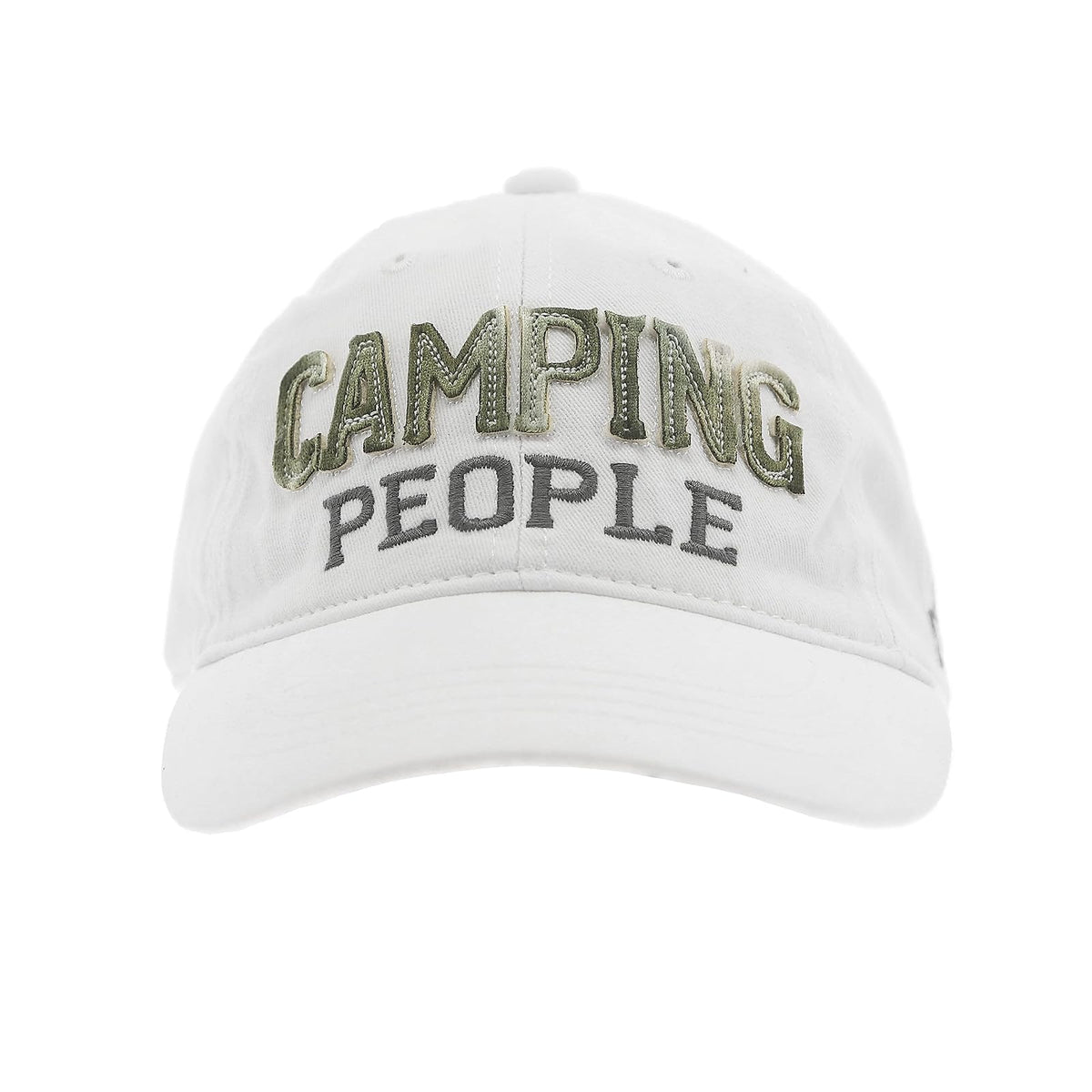 Pavilion Gift Company Hat, White, Green, Gray, Baseball Cap