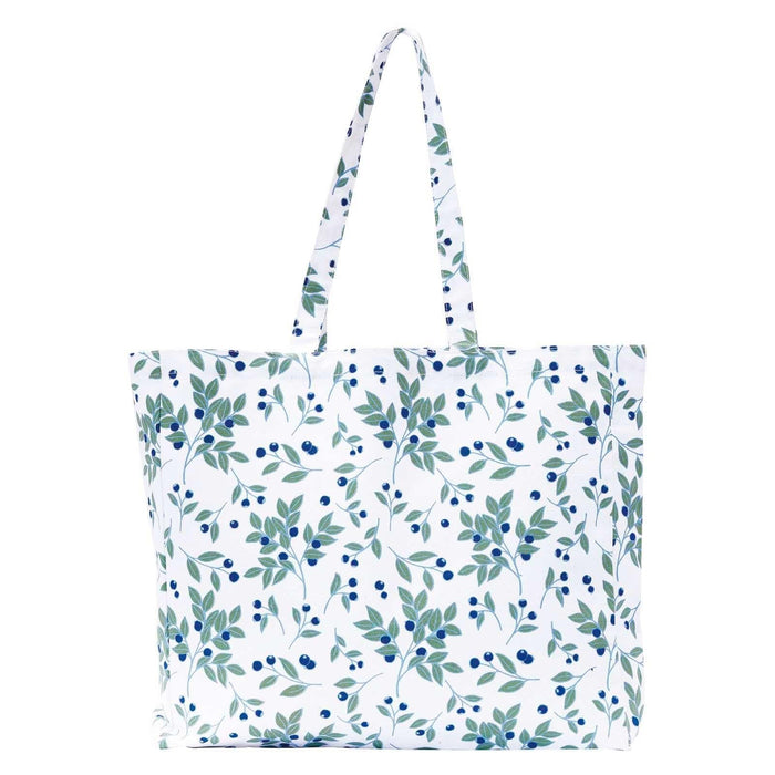 rockflowerpaper Tote Bag, 17" x 15" x 4.25", Blue