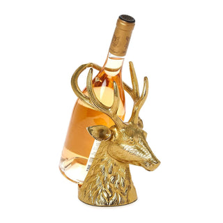 Two's Company Item Stand, Gold, Traditional