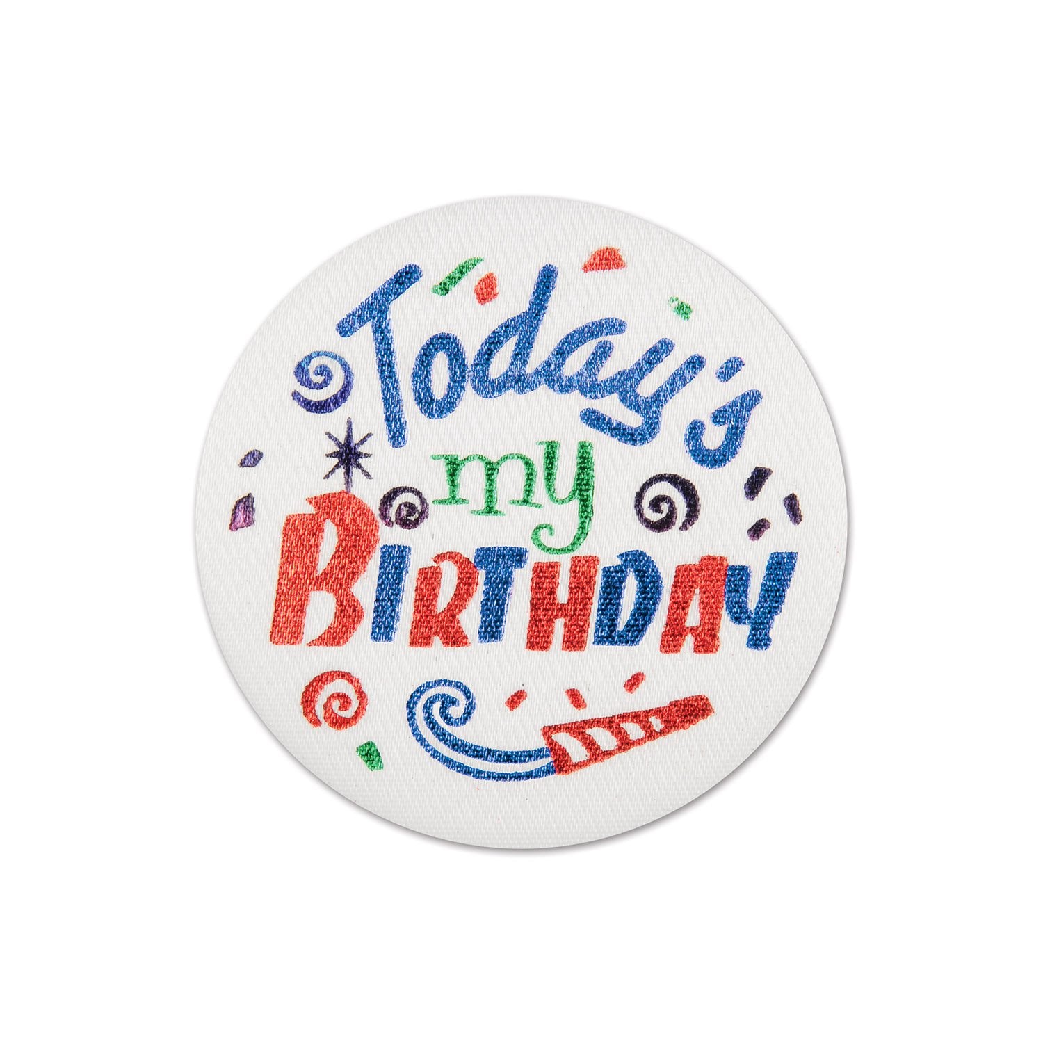 Beistle Today's My Birthday Button- 1 pc