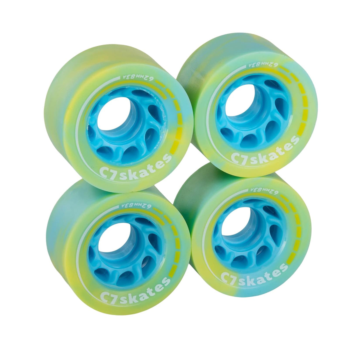C SEVEN Roller Skate, 4, Lucid Swirl