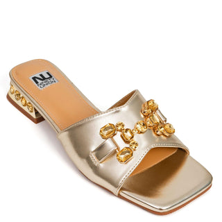 Ninety Union Sandal, 9, Gold
