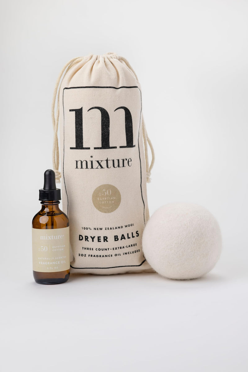 Mixture No 50 Egyptian Cotton Wool Dryer Balls 3-Pack