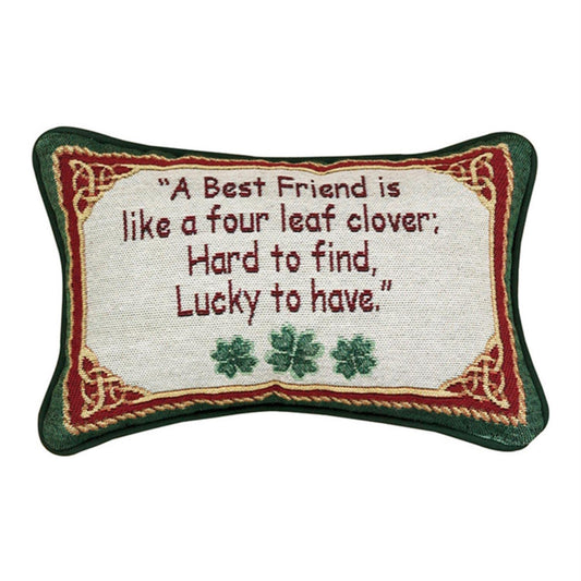 Manual 12.5 x 8.5-Inch Decorative Throw Pillow, Irish Treasures Best Friend