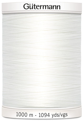 Gütermann Yarn, 1,094yd, Nu White