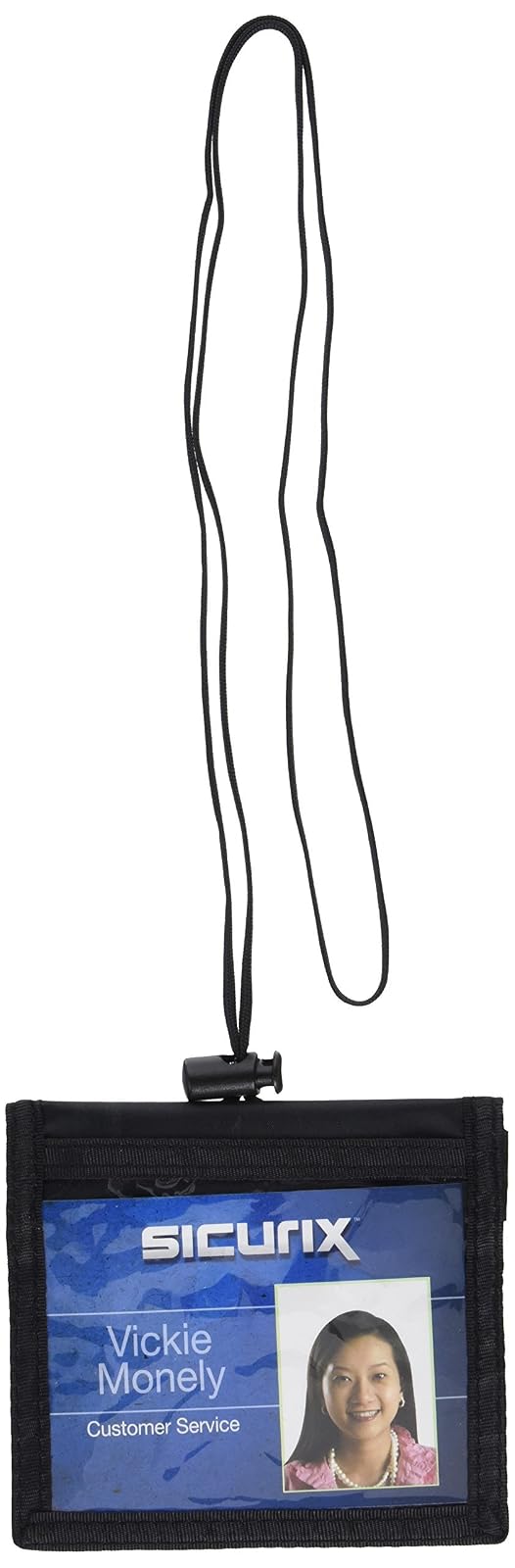 Baumgartens(R) Neck Pouch Name Badge, Convention Size, 3in. x 4in.